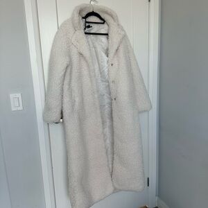 PrettyLittleThing White Teddy Jacket